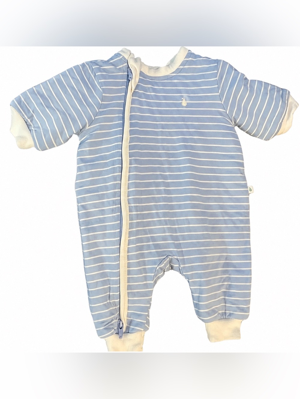 Little Green & Co. Organic Quilted Padded Onesie | Size 0-3M (000). EUC
